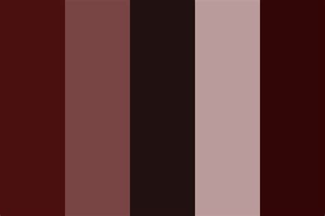 mahogany with a pinch of plain Color Palette