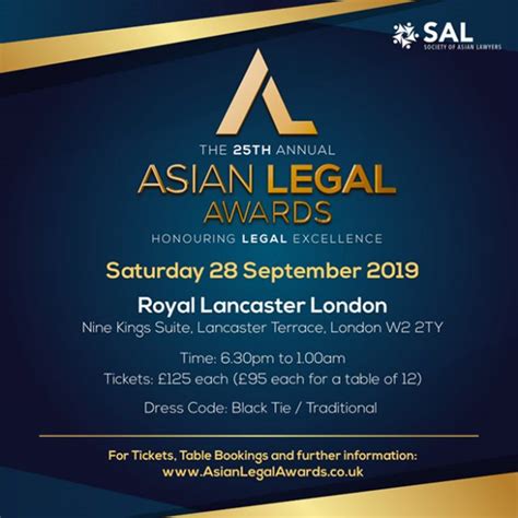 Asian Legal Awards | The Society of Asian Lawyers