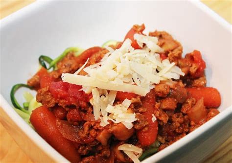 Courgetti Bolognese Recipe Review