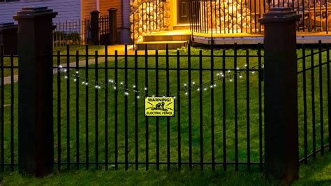 Occasions Halloween Electric Lighted Fence - YouTube