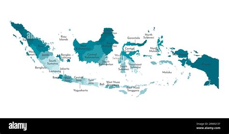 Vector isolated illustration of simplified administrative map of ...