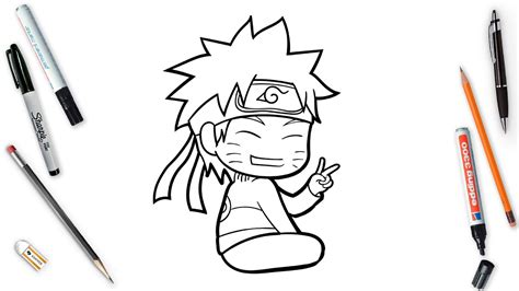 Chibi Naruto Uzumaki Drawing