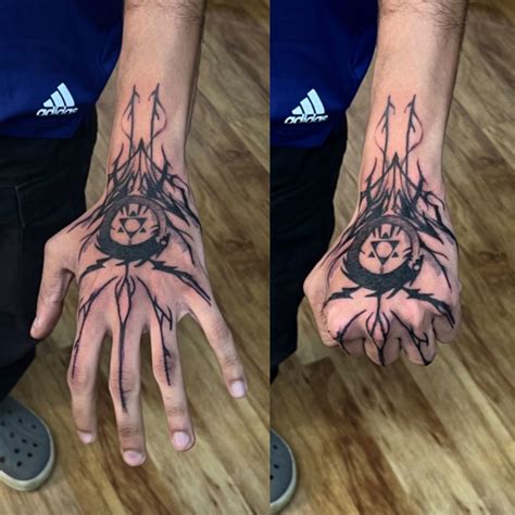 Homunculus - Fullmetal Alchemist: Brotherhood | Hand tattoos, Alchemy tattoo, Tattoo designs