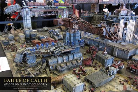 WARHAMMER FEST 2014 - L'incroyable table de jeu de la bataille de Calth ...