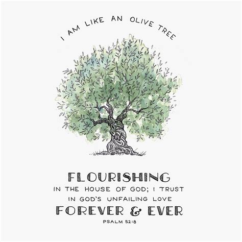 Tree Bible Verse, Scripture Art Print, Bible Art, Scripture Quotes ...