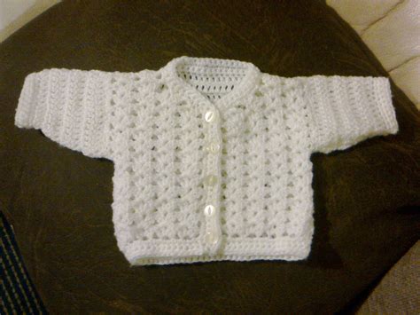 Baby Cardigan Crochet Pattern | Crochet Guild | Crochet baby sweater pattern, Crochet baby ...