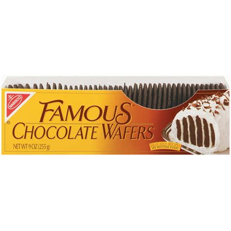 Nabisco Famous Chocolate Wafers, 9 Oz. - Walmart.com - Walmart.com