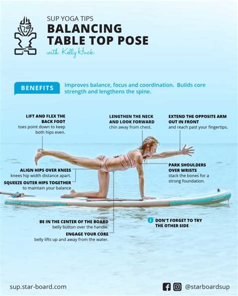 How To SUP Yoga Balancing Table Top Pose » Starboard SUP