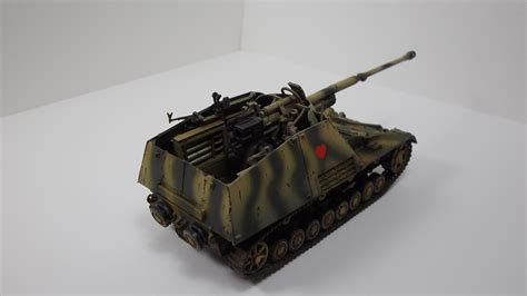 German Nashorn Tank Destroyer 1:72 paint complete - Fan Art - World of Tanks official forum