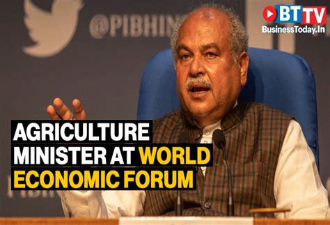 WEF: India's agriculture minister highlights ways to strengthen agri ...