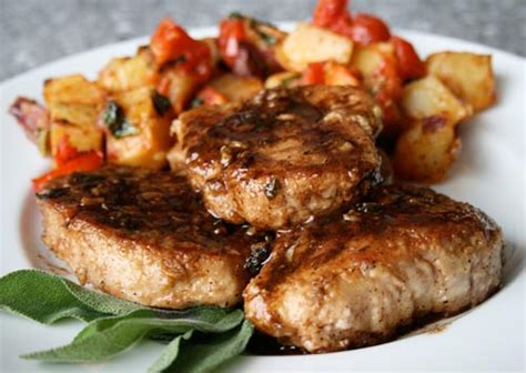 Pork Chops In Balsamic Vinegar | Italian Food Forever