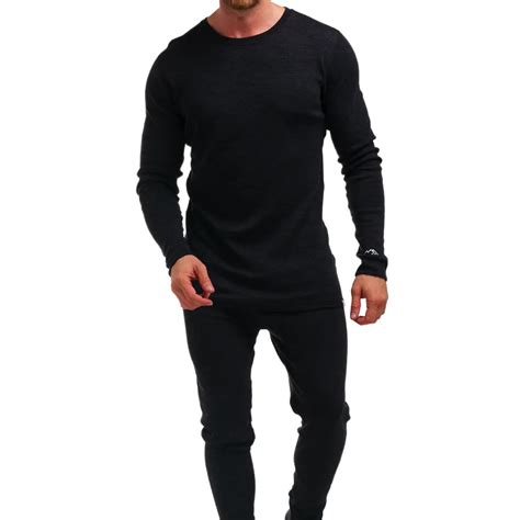 Men's Merino Thermal Set 250 Charcoal Grey – Merino Tech