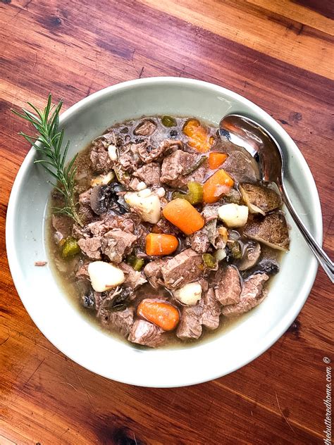 Instant Pot Rosemary Beef Stew - The Buttered Home