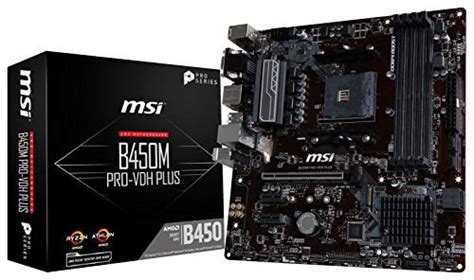 MSI B450M PRO-VDH PLUS vs B450M PRO-VDH MAX Motherboard Comparison | Pangoly