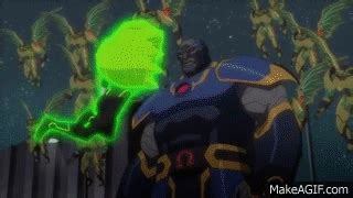 Green Lantern Gets Owned By Darkseid - Justice League: War on Make a GIF