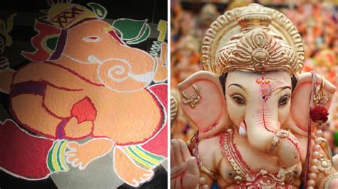 Ganesh Chaturthi: Rangoli ideas to adorn your home with on Ganesh Chaturthi, Lifestyle News ...