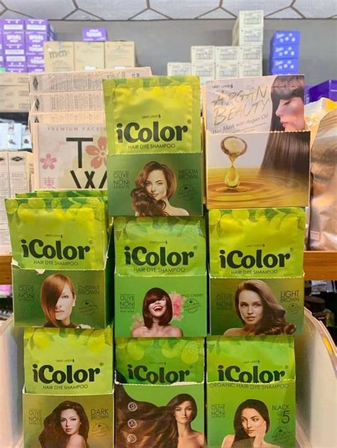 IColor Hair Dye Shampoo, Beauty & Personal Care, Hair on Carousell