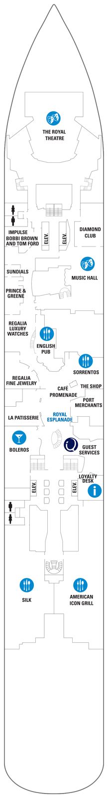 Anthem of the Seas Deck plan & cabin plan