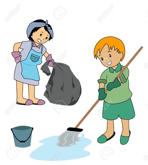 kids cleaning the environment clipart - Clipground