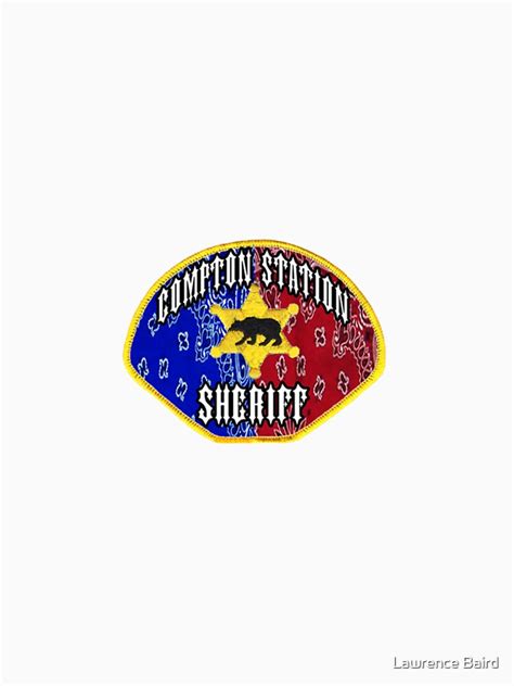 "Compton Station Sheriff" T-shirt by lawrencebaird | Redbubble