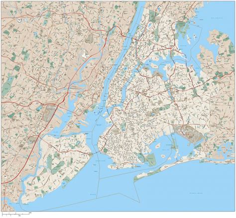 New York City map - Detailed map of New York City (New York - USA)