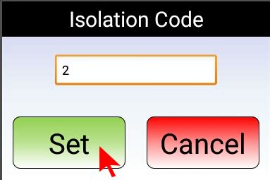 VT3000 - Change Device (ISO) Isolation Code - Versacall Support