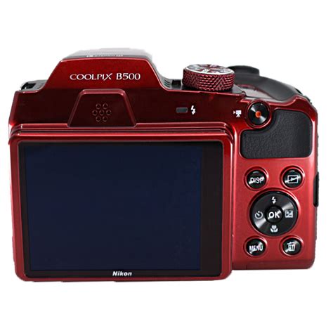 Nikon COOLPIX B500 16MP Digital Camera Red With 40x Optical Zoom and Wi ...