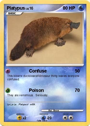 Pokémon Platypus 43 43 - Confuse - My Pokemon Card