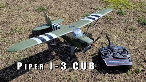 Piper J-3 Cub RC Airplane Review ️ - YouTube