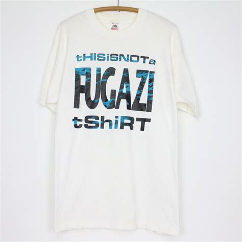 1990s This Is Not A Fugazi Shirt | Shirts, Vintage shirts, Vintage band ...