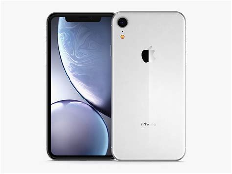 Apple iPhone XR White 3D model | CGTrader