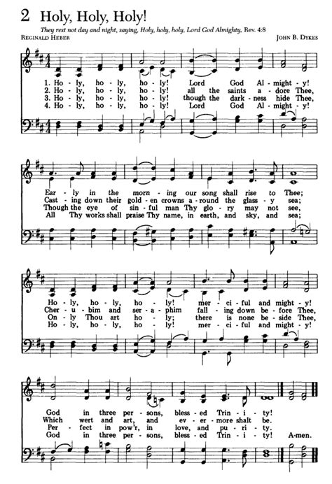 Story behind the hymn “Holy, Holy, Holy, Lord God Almighty,”