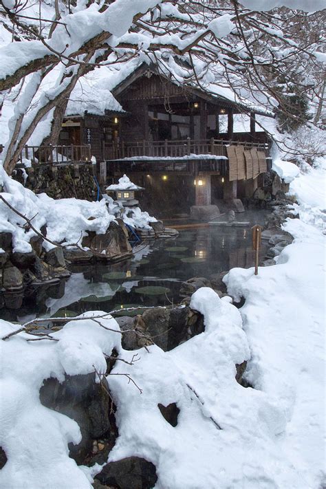 Rotenburo in Minakami, Japan in winter | Visit japan, Japan travel guide, Onsen