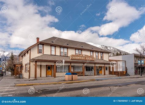 Historic Canmore Opera Building H In Canmore Alberta Editorial Image ...