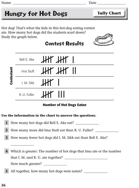 Tally Chart Worksheets for Kids | Activity Shelter