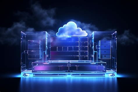 Premium Photo | Storage security technology cloud