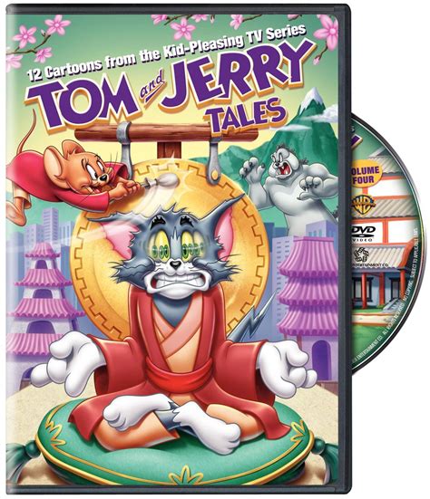 Tom and Jerry Tales Vol 4 DVD Box Art Tom Y Jerry, Tom And Jerry Cartoon, Dragon Roll, Old ...