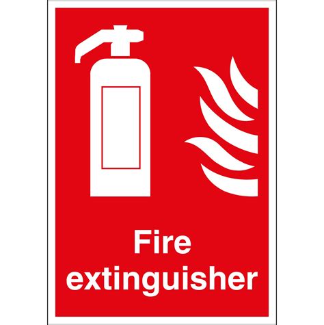 Fire Extinguisher Sign 210mm x 297mm | First Safety Signs - First Safety Signs
