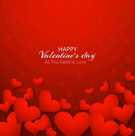 Happy Valentines day red background illustration 245358 Vector Art at Vecteezy