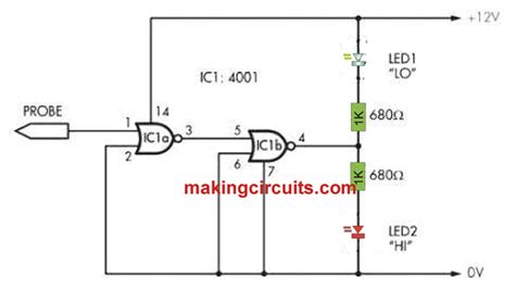 Test Logic with this Logic Probe Circuit