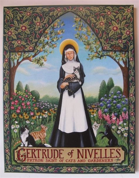 BRUSHSTROKES: Happy St. Gertrude of Nivelles Day!