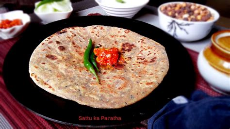 Sattu Paratha - How to make Healthy Sattu Paratha-Palate's Desire