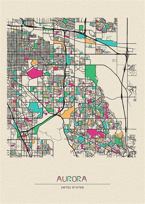 Aurora Colorado Map