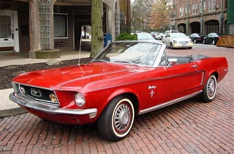 Candy Apple Red 1968 Ford Mustang Convertible