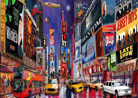 Times Square New York City Framed Art Print On by GothamCityPrints