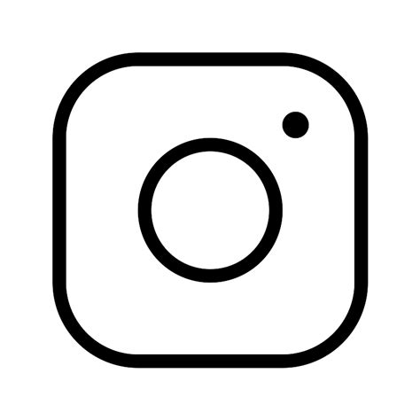 Instagram Logo Thin Vector SVG Icon - SVG Repo