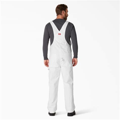 Painters Bib Overalls for Mens , White Size 44 32 | Dickies