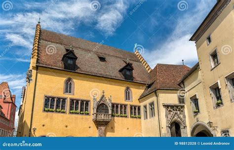 Altes Rathaus, the Old Town Hall in Regensburg, Germany Stock Photo ...