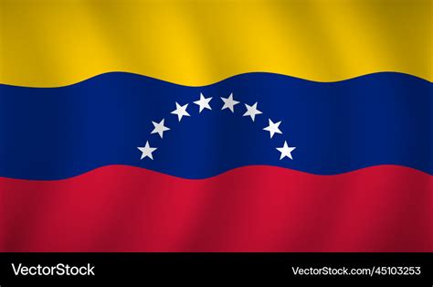 Venezuela flag background Royalty Free Vector Image