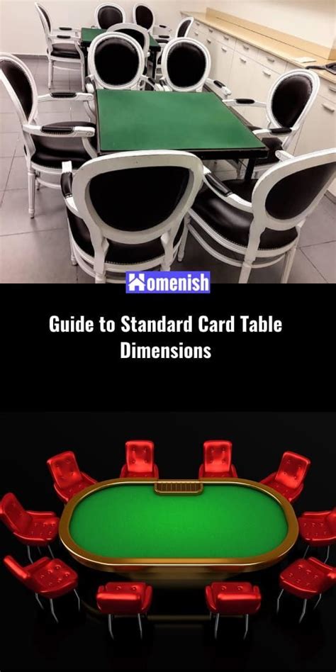 Standard Card Table Dimensions (5 Excellent Diagrams Included ...